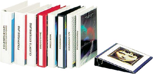 Presentatieringband Esselte A4 23-rings O-mech 20mm zwart