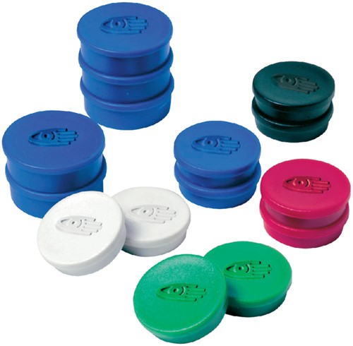 Magneet Legamaster 20mm 250gr zwart 10 stuks-2