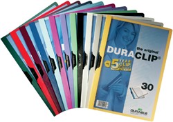 Mappen met klemmechaniek