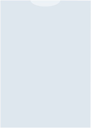 Insteekmap U-model Quantore A6 PP 0.12mm 25 stuks