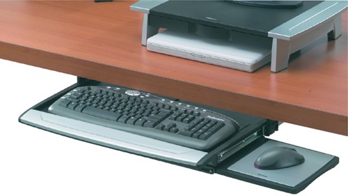 Toetsenbordplateau Office Suites + muislade zwart/grijs