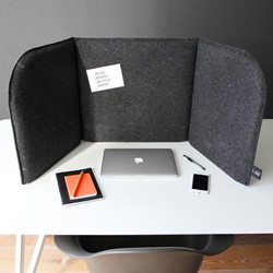Desk Divider - grijs