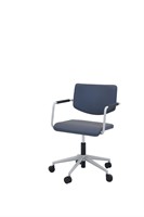 ALFA VERGADERSTOEL LAGE RUG-7