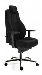 BRST749 24-UUR STOEL stof mirage zwart