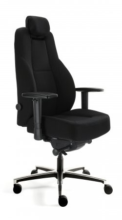 BRST749 24-UUR STOEL stof mirage zwart