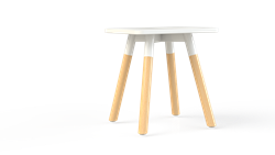 CORNER BIJZETTAFEL RECHT