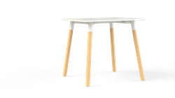 VERGADERTAFEL CORNER VIERKANT