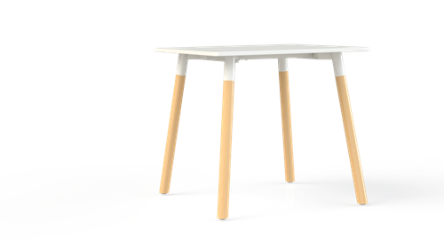 VERGADERTAFEL CORNER VIERKANT