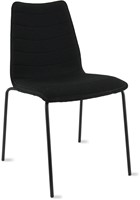 XCELLENCE VERGADERSTOEL F40 stof mirage zwart