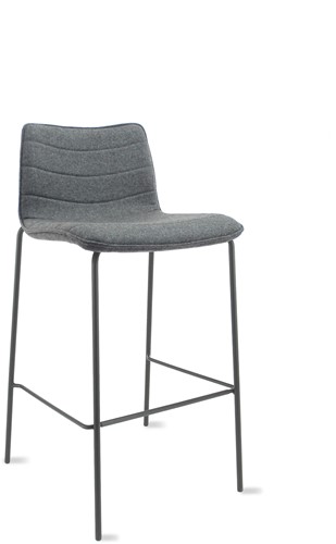 XCELLENCE VERGADERKRUK F50 stof wolvit Fenice - wolvilt fenice 602 middengrijs