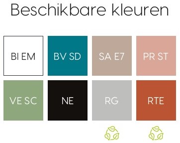 Geo Kuipstoel met gerecycled kunststof vierpootframe - Zwart(SE)-3