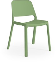 Kasper  kunststof school/ kantine stoel - Groen(VE SC)