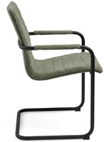 Design sledestoel in Society stof-2