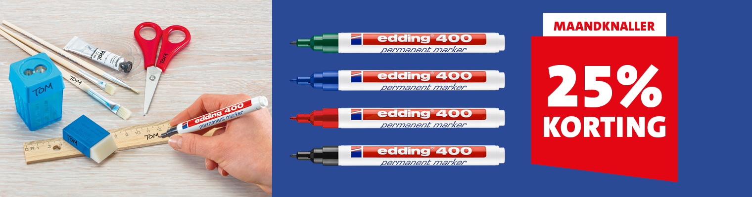 F MAANDKNALLER edding