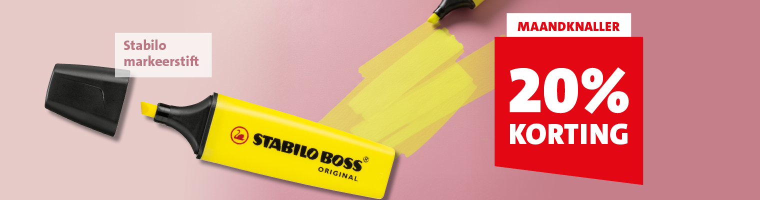 D MAANDKNALLER STABILO 1-26